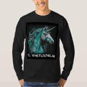 Einhorn Design – Langarm T-Shirt (Vorderseite)