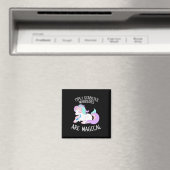 Einhorn-Diabetes-Krieger-Geschenk Magnet (In Situ (Geschirrspüler))