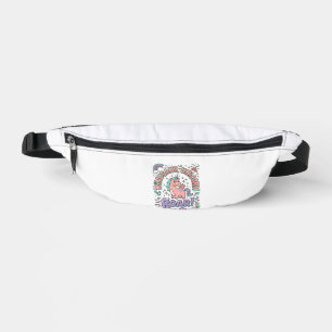 Einhorn Dinosaur Einhorn Brüllen Retro Style T-Shi Bauchtasche