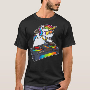Einhorn DJ Party Club Disk Jockey Shirt EDM Club