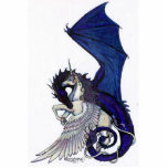 Einhorn-Drache blaues weißes Pegacorn Pferdepony Freistehende Fotoskulptur<br><div class="desc">Die Kunst von Stephanie klein ist eine komplexe Mischung von mythischem und von wirklichem. Dieses ist Ihre persönliche Einladung, einen Ausflug durch das magische und das Welt zu genießen. Sehen Sie einen atemberaubenden visuellen Ausflug der alten Zeiten und der Länder, die mit Bäumen, magischen Pilzen, Laub, verzauberten Tieren und fantastischen...</div>