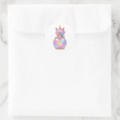 Einhorn-Duftstickers Runder Aufkleber (Tasche)
