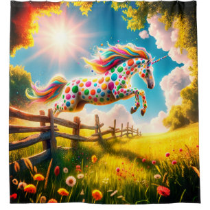 Einhorn Duschvorhang
