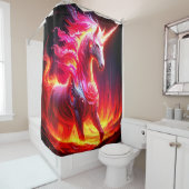 Einhorn Duschvorhang (Beispiel)