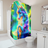 Einhorn Duschvorhang (Beispiel)