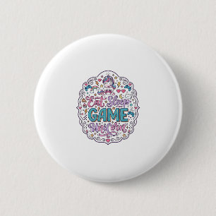 Einhorn Eat Schlafen Spiel Einhorn Verspielter Dru Button