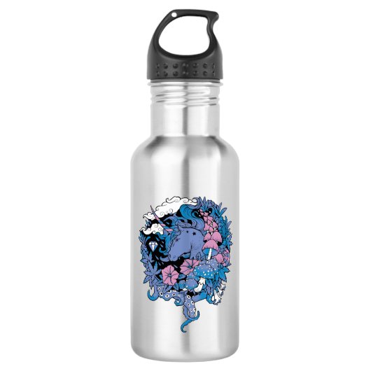 Einhorn Edelstahlflasche (Vorderseite)