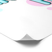 Einhorn | Ein Einhorn in einem Pferdefeld sein Poster (Ecke)