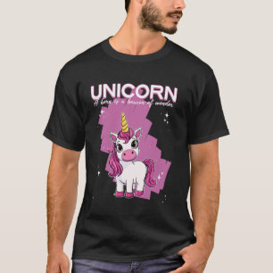 Einhorn Ein Horn Ist Ein Leuchtturm Des Staunens E T-Shirt