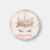 Einhorn, Einhorn, personalisiert Magnet (Vorne)