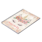 Einhorn, Einhorn, personalisiert Notizblock (Linke Seite)