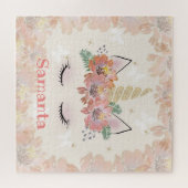 Einhorn, Einhorn, personalisiert Puzzle (Horizontal)