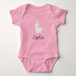 Einhorn, Einhornmagie - Individuelle Name, Baby Strampler