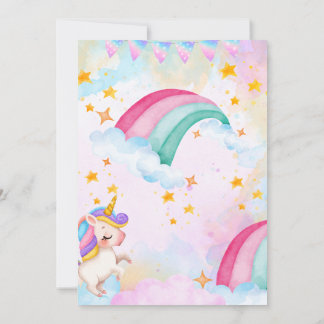 Einhorn Einladung