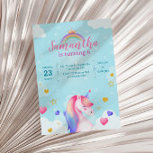 Einhorn Einladung