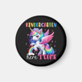 Einhorn Einschulung Kindergarten Magnet (Vorne)