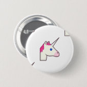 Einhorn Emoji Button (Vorne & Hinten)