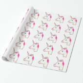 Einhorn emoji geschenkpapier (Ungerollt)