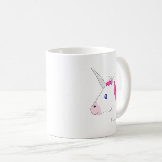 Einhorn emoji kaffeetasse (VorderseiteRechts)