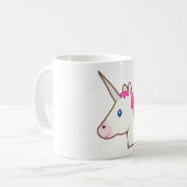 Einhorn emoji kaffeetasse (Vorderseite Links)