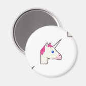 Einhorn Emoji Magnet (Vorderseite/Rückseite)