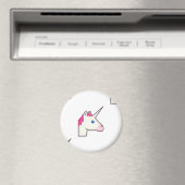 Einhorn Emoji Magnet (In Situ (Geschirrspüler))