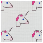 Einhorn-Emoji-Stoff Stoff (Nahaufnahme)
