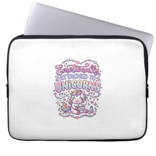 Einhorn emotional an Einhörner gebunden Original  Laptopschutzhülle
