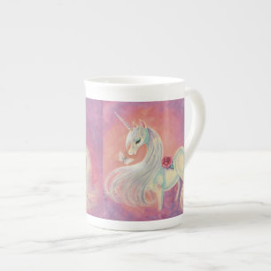 Einhorn erröten herein von der Dämmerung Porzellantasse
