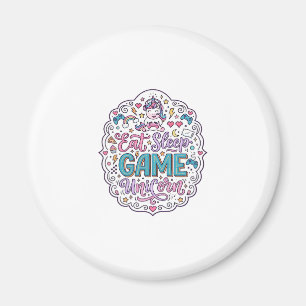 Einhorn Essen Schlaf Spiel Einhorn Spielzeug Druck Magnet