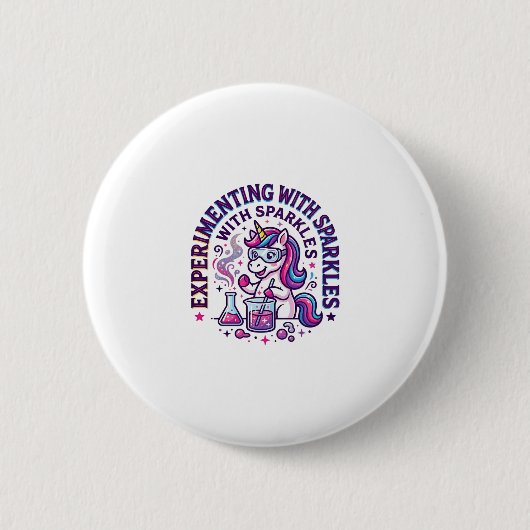 Einhorn experimentiert mit Funkeln Werbefilm Cut Button (Vorderseite)