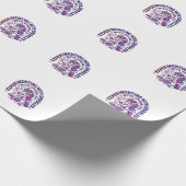 Einhorn experimentiert mit Funkeln Werbefilm Cut Geschenkpapier (Ecke)