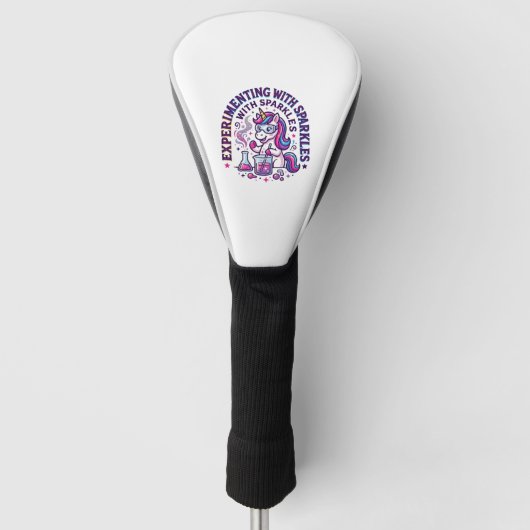 Einhorn experimentiert mit funkelndem Werbefilm Cu Golf Headcover (Vorderseite)