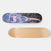 Einhorn fällt Skateboard (Horizontal)
