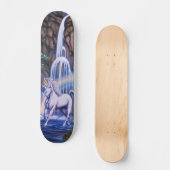Einhorn fällt Skateboard (Vorderseite)