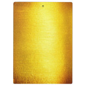 Einhorn-Fantasie Gold Leuchtsterne Klemmbrett (Rückseite)