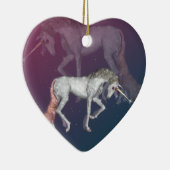 Einhorn-Fantasie Keramik Ornament (Rechts)