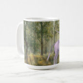 Einhorn-Fantasie-Kunst Kaffeetasse (Vorderseite Links)