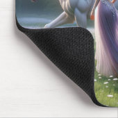 Einhorn Fantasy-Mauspad Mousepad (Ecke)