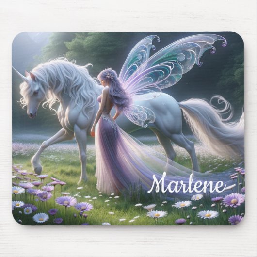 Einhorn Fantasy-Mauspad Mousepad (Vorne)