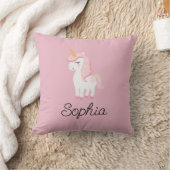 Einhorn, Fee, Magie - Individuelle Name Kissen (Decke)