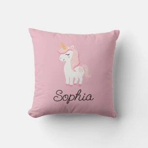 Einhorn, Fee, Magie - Individuelle Name Kissen