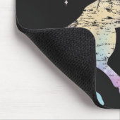 Einhorn-Fee-Tier-Regenbogen Geschenk für Mädchen Mousepad (Ecke)