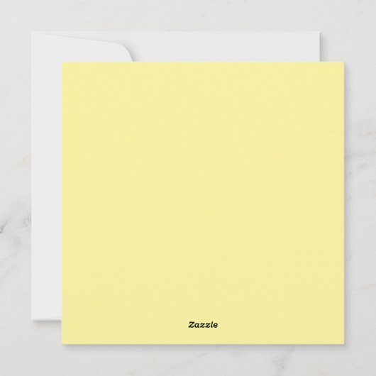 Einhorn Feiertagskarte (Rückseite)