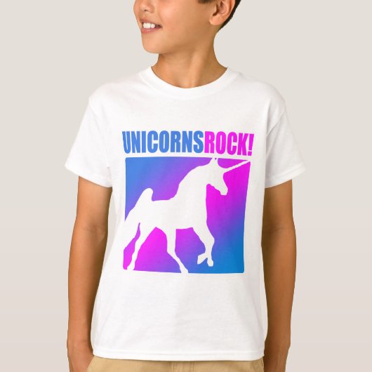 Einhorn-Felsen! T-Shirt (Vorderseite)