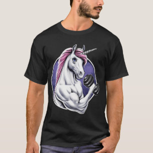 Einhorn Fitnessstudio Fitness Workout T-Shirt