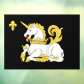 Einhorn-Flagge Fensteraufkleber (Blatt 3)
