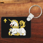 Einhorn-Flagge Schlüsselanhänger (Vorderseite)