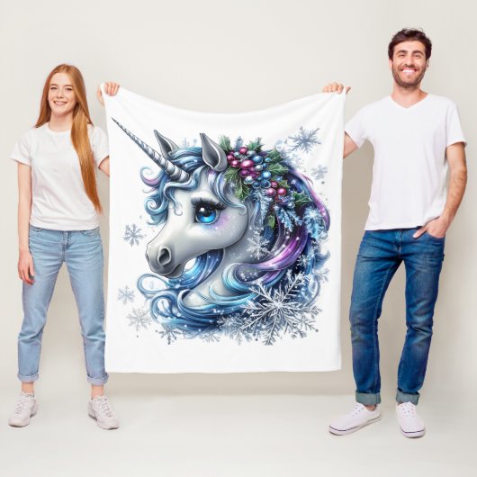 Einhorn Fleecedecke (Beispiel)
