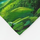 Einhorn Fleecedecke (Ecke)